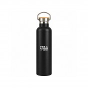 25 oz Stainless Steel Vacuum Insulated Water Bottle with Carry Handle, Custom Logo